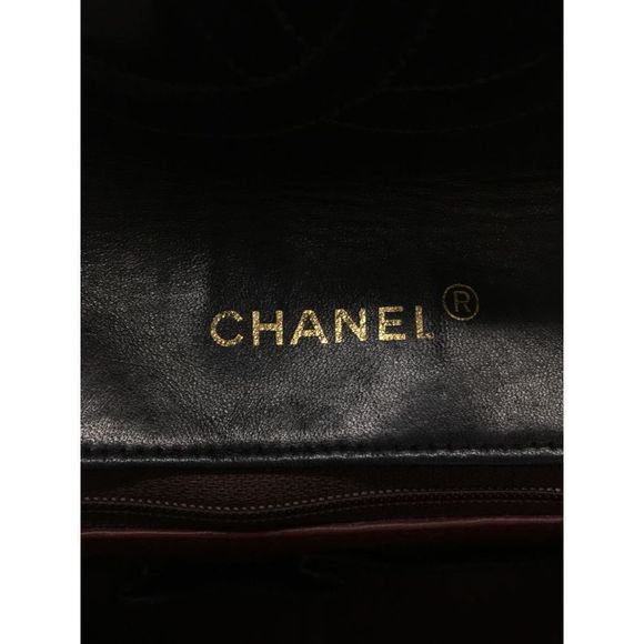 Chanel Shoulder Bag Leather Black - Picture 3 of 6